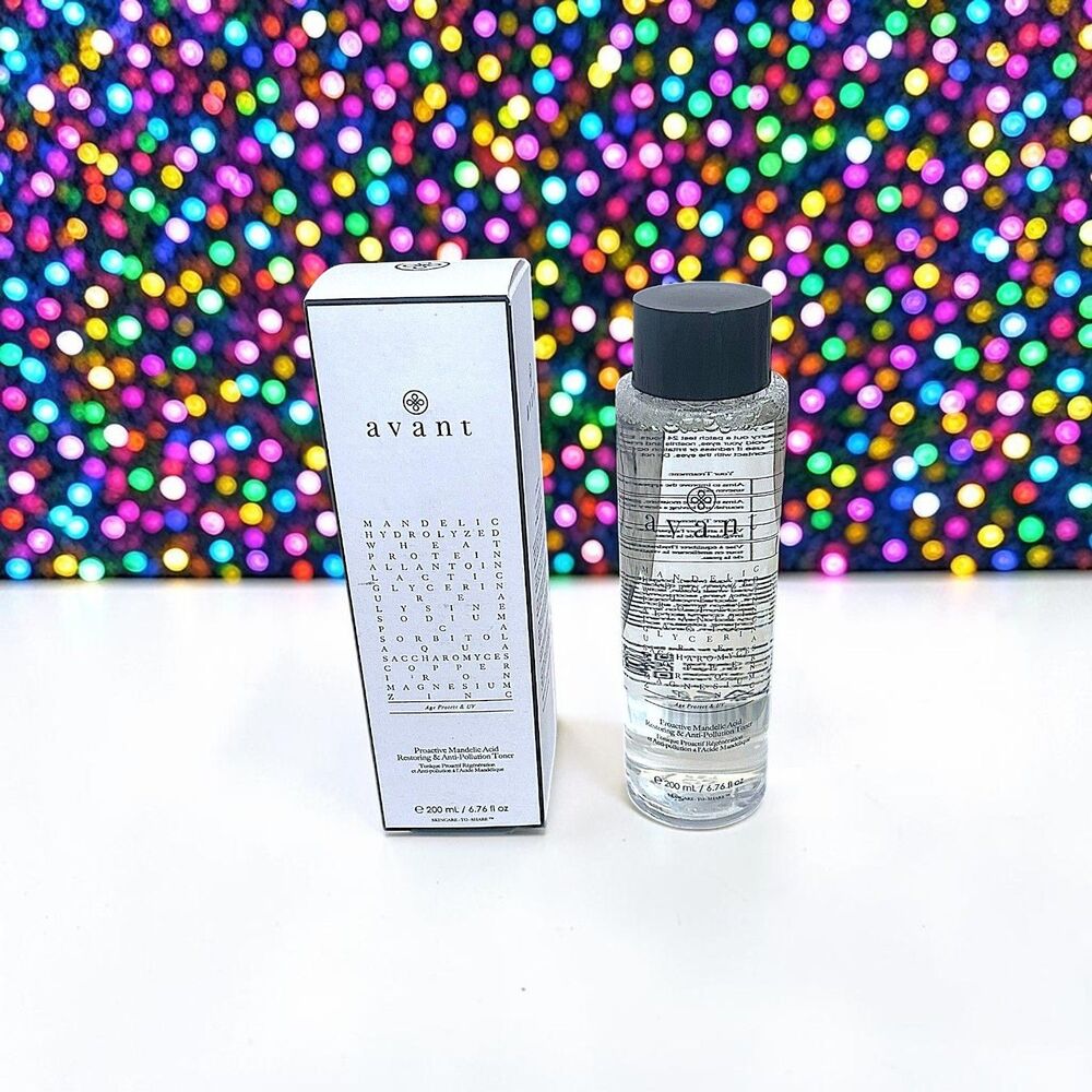 Avant Proactive Mandelic Acid Restoring & Anti-Pollution Toner NIB 6.76 fl oz